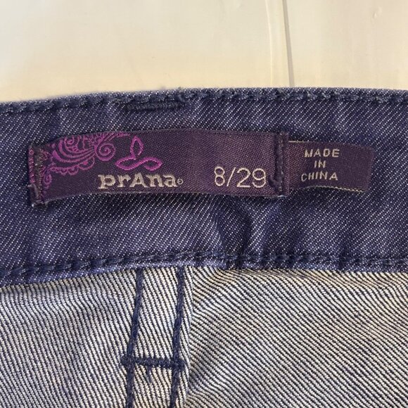 Prana Purple Ombre Gradient Women's Skinny Jeans Size 8 5-Pocket Soft Stretch - Picture 4 of 8